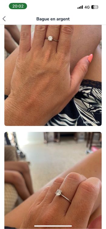 Bague en argent