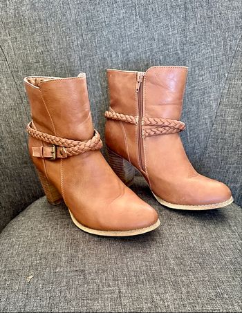 💜 Bottines marron camel Gemo taille 39 bon état 💜