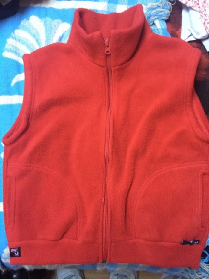 Gilet polaire sans manche 10 ans