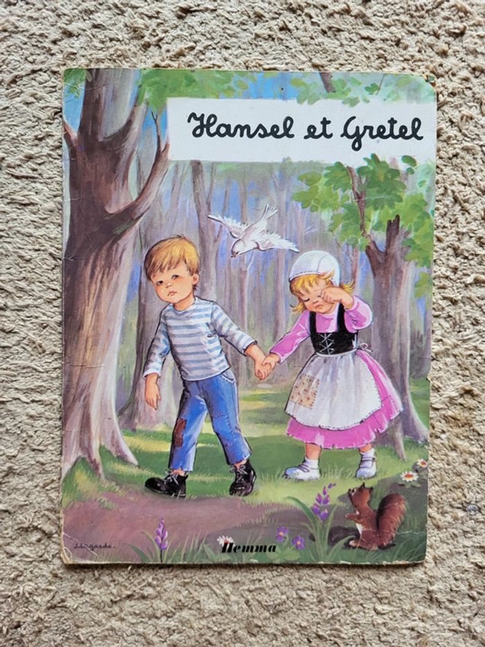Livre enfant de 1985 Hansel et Gretel - Éditions Hemma