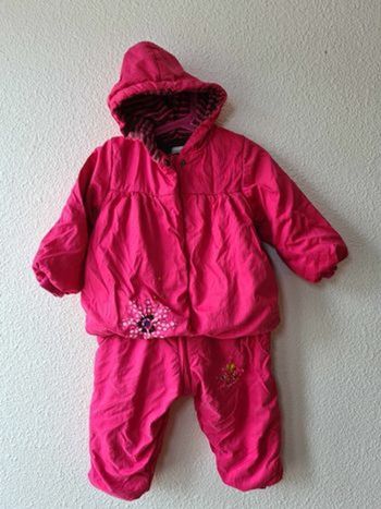 manteau et pantalon de ski rose Catimini