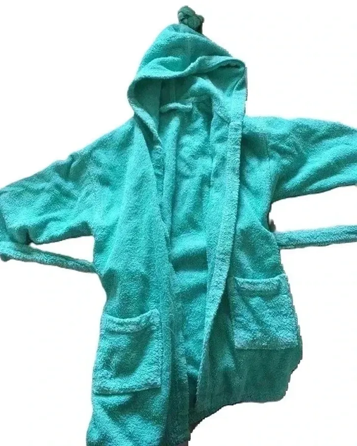 🛁 Peignoir Garçon 4 ans – Menthe – Très Bon État – Brodé “Maxime” - photo numéro 2