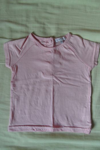 T-shirt basic fille, In extenso, Taille 9 mois neuf