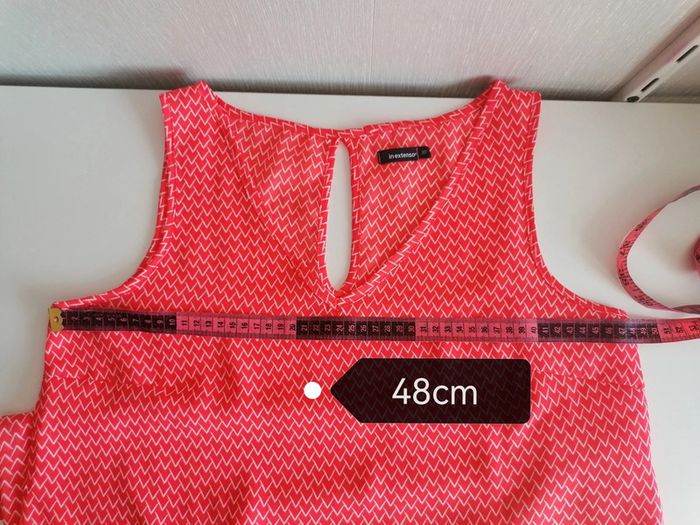 Blouse orangée 38.40 In extenso mesures en photos - photo numéro 10