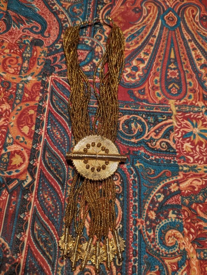 Collier de perles dorées - photo numéro 6