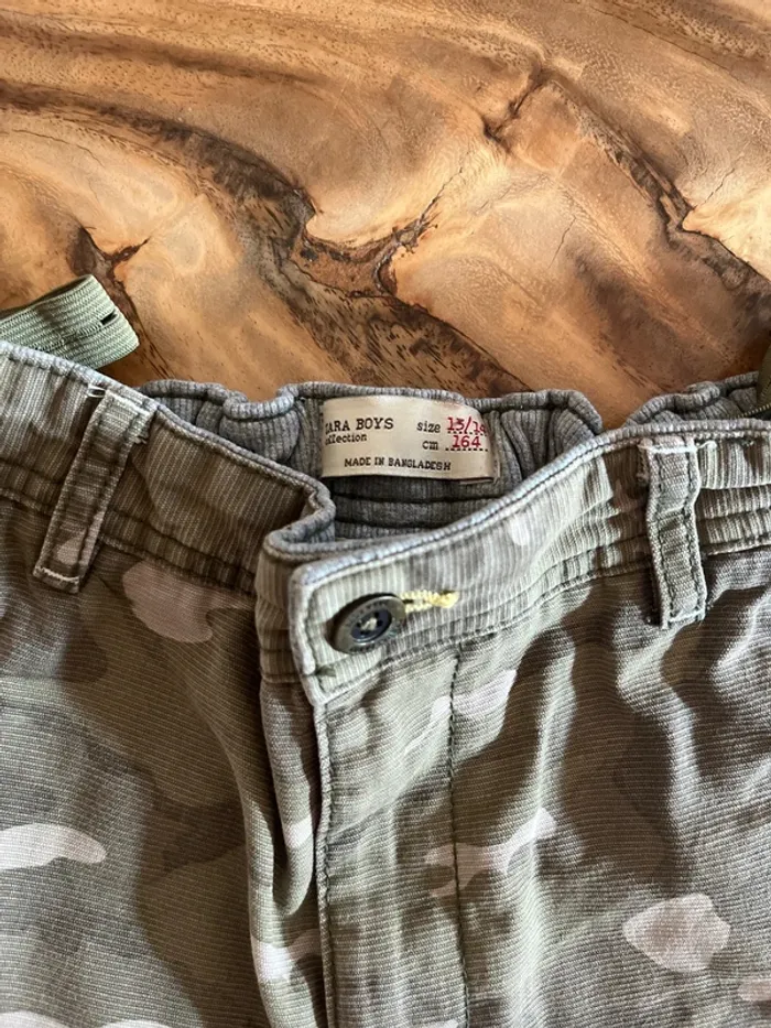 Short bermuda militaire kaki Zra - photo numéro 2
