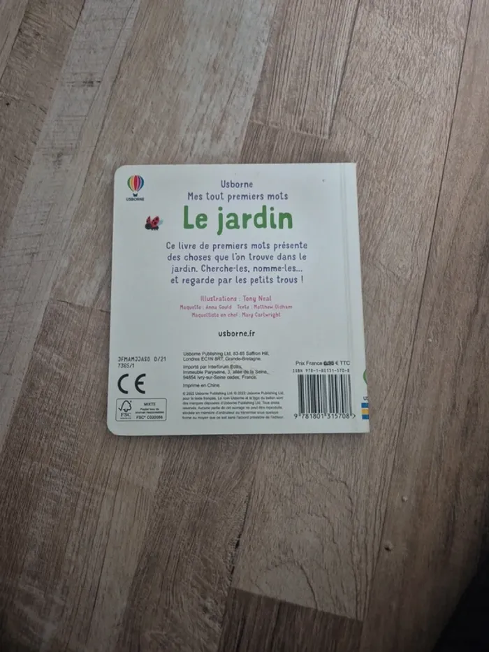Mes tout premiers mots le jardin - photo numéro 2