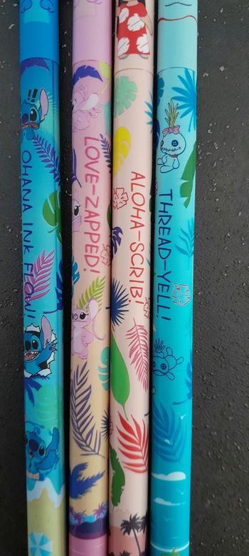 Lot stylo effaçable stitch style legami