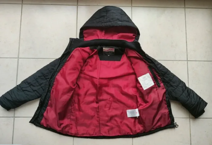 Manteau noir Taille 140 Petrol Industries à capuche - photo numéro 2