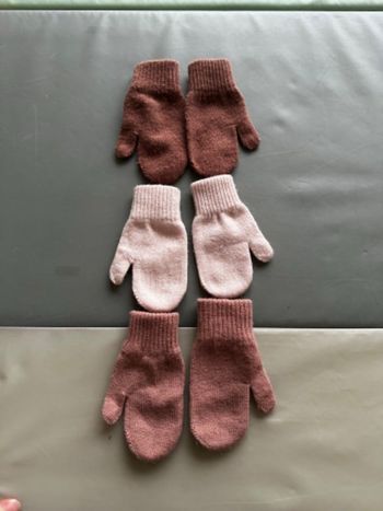 3 paires de moufles