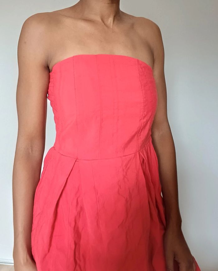 Robe bustier rouge T38 - photo numéro 2