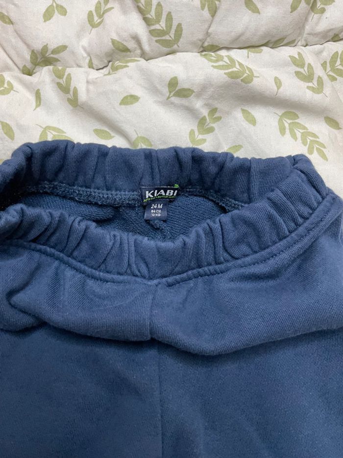 pantalon bleu marine 24 mois kiabi - photo numéro 4