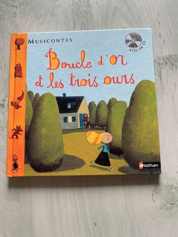 Livre boucle d’or et les trois ours