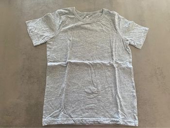 T-shirt uni bleu chiné 8-10 ans H&M