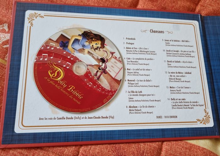 Livre CD la bible racontée et chantée - photo numéro 3