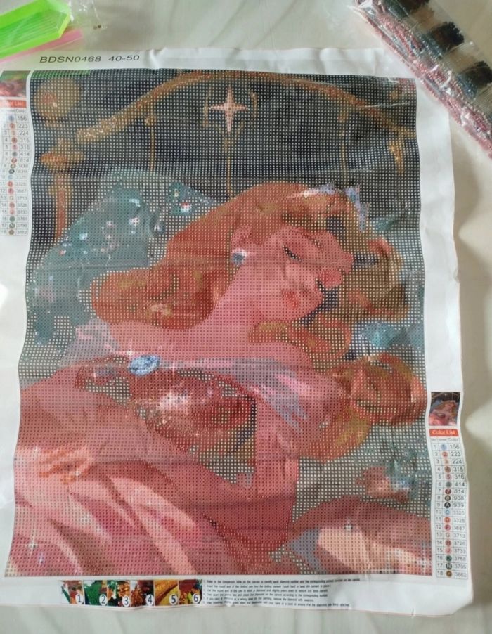 Diamond painting la belle au bois dormant #H025 - photo numéro 2