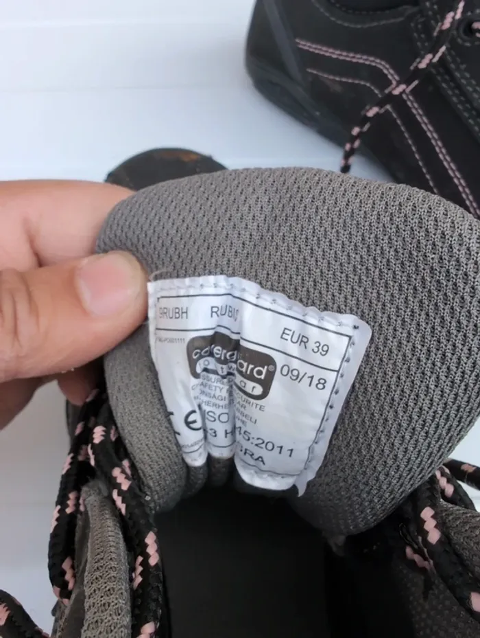 Chaussures de sécurité femme taille 39 coverguard - photo numéro 3