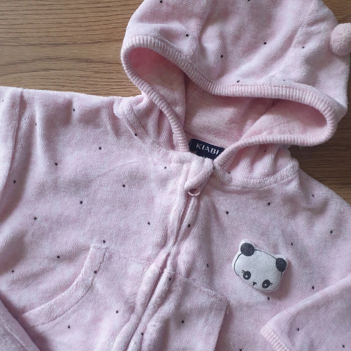 🩷 Ensemble veste zippé à capuche en bas 1 mois kiabi #emyfleury_1moisfille - photo numéro 3