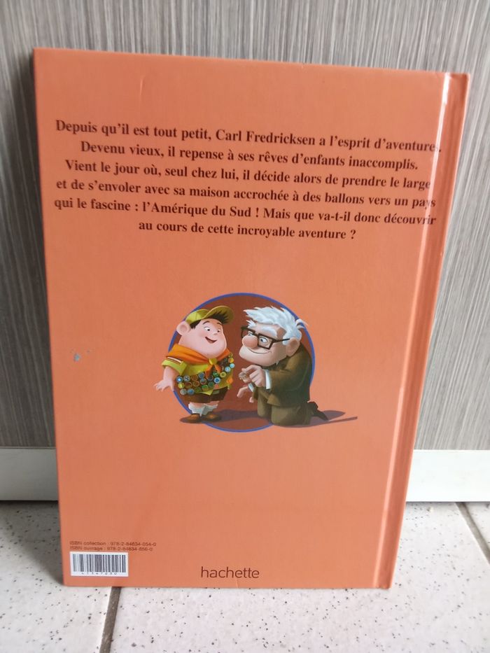 Livre Disney club du livre là haut pixar - photo numéro 2
