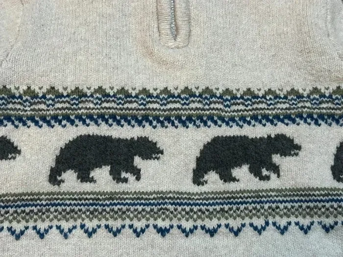 Pull à col montant zippé garcon à motifs ours Sergent Major 4ans - photo numéro 5