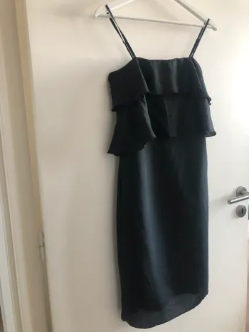 Robe en soie noire Naf Naf