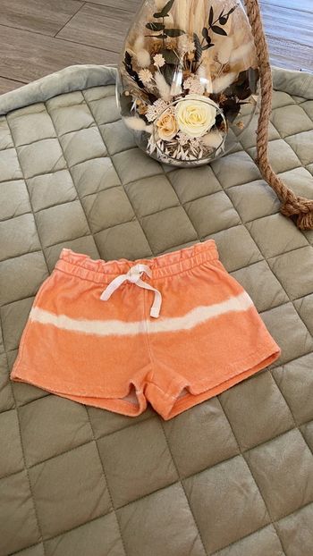 Short H&M éponge 6 mois saumon