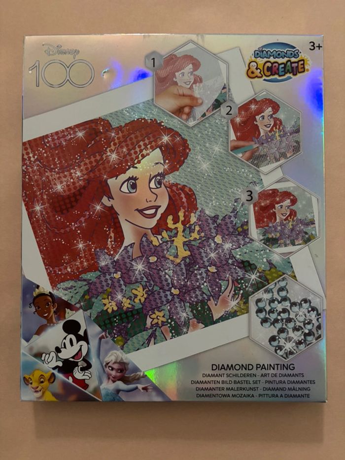 Diamond painting Ariel Disney 100th anniversaire