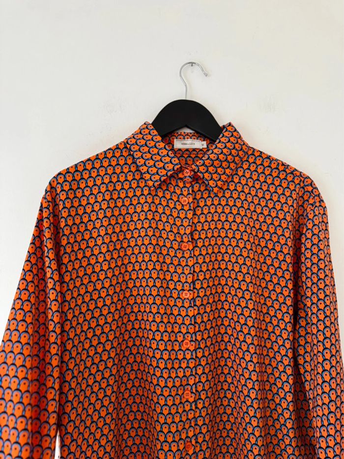 Blouse chemisier fluide orange Vera & Lucy Taille M - photo numéro 6
