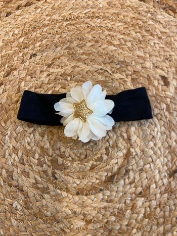 Bandeau noir bébé fille 0/6 mois