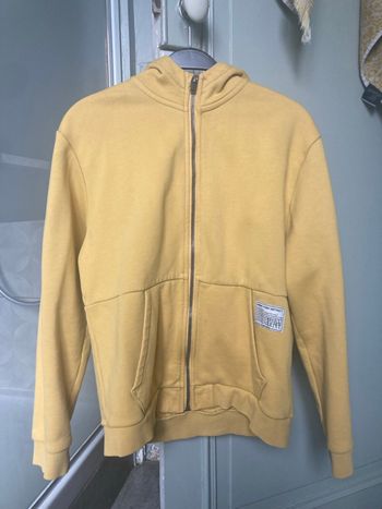 Sweat Jaune a capuche IKKS