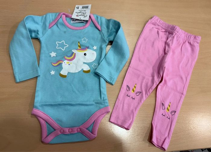 Ensemble licorne body 3 mois
