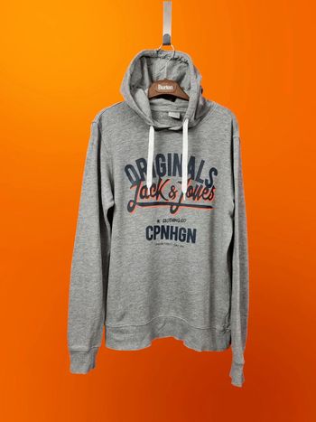 Jack & Jones sweat gris capuche * taille M *
