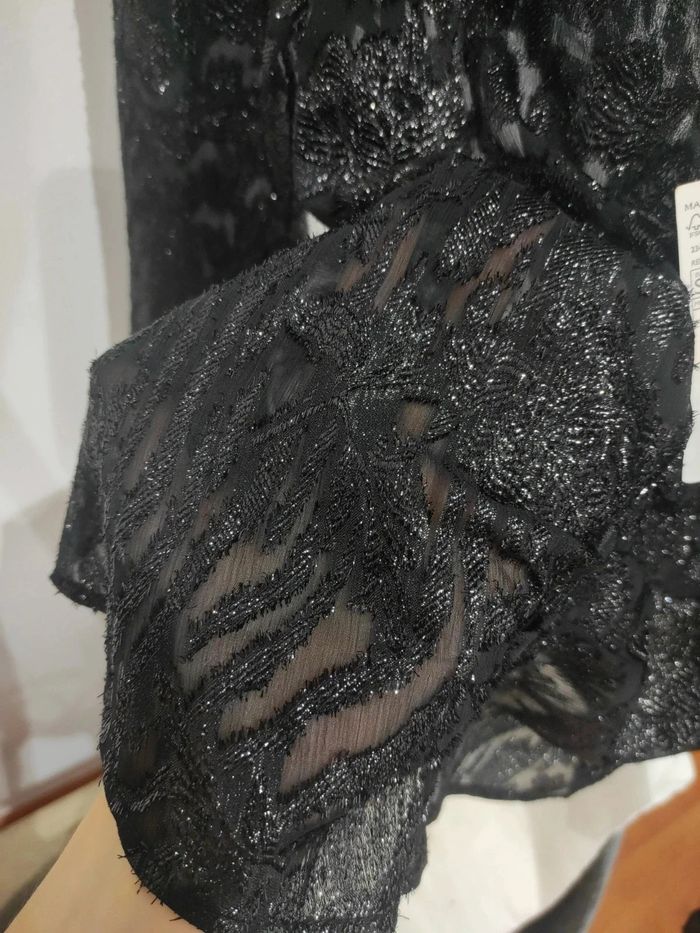 Mango. Chemisier jacquard lurex. Neuf avec étiquettes. - photo numéro 2