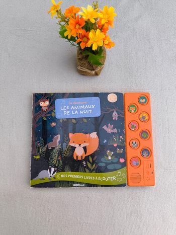 Livre sonore Les animaux de la nuit Auzou