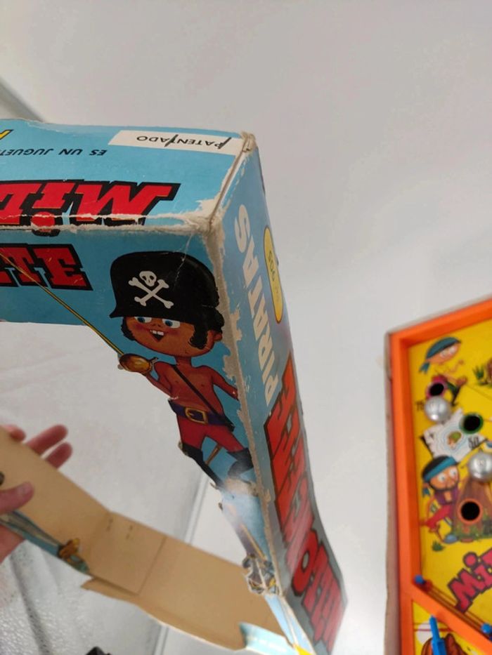 Flipper en boîte vintage Milloncette réf 905 piratas airgam - photo numéro 5