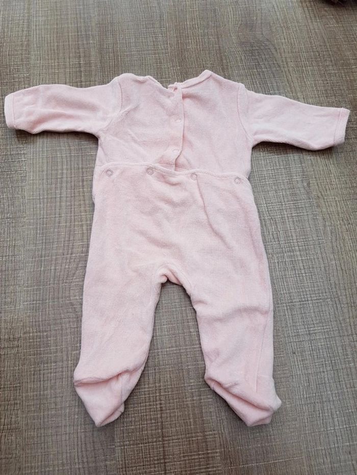 Lot 2 pyjamas velours Vertbaudet 1 mois - photo numéro 8