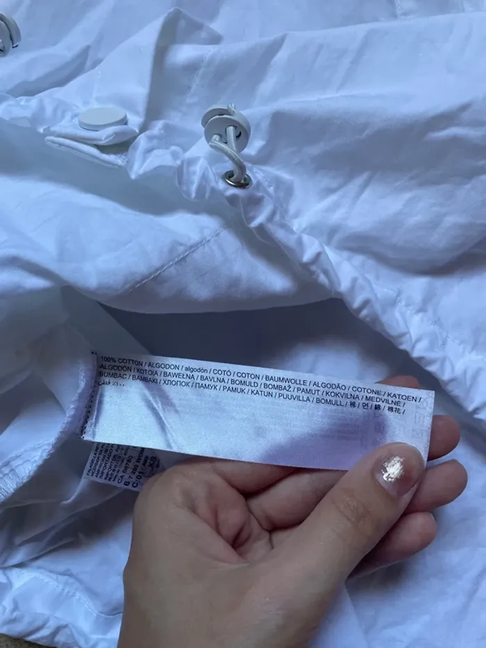 Chemisier cropped fit Mango taille XS - photo numéro 5