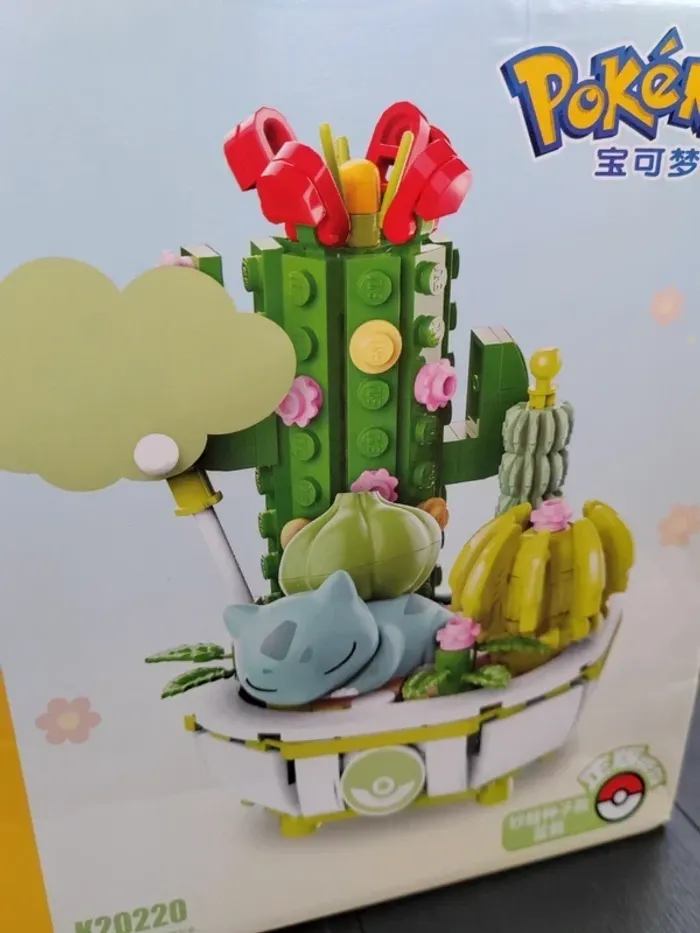 Figurine de construction, bloc (Mega - Lego) Pokémon, Bulbizarre (Bulbasaur) - photo numéro 3