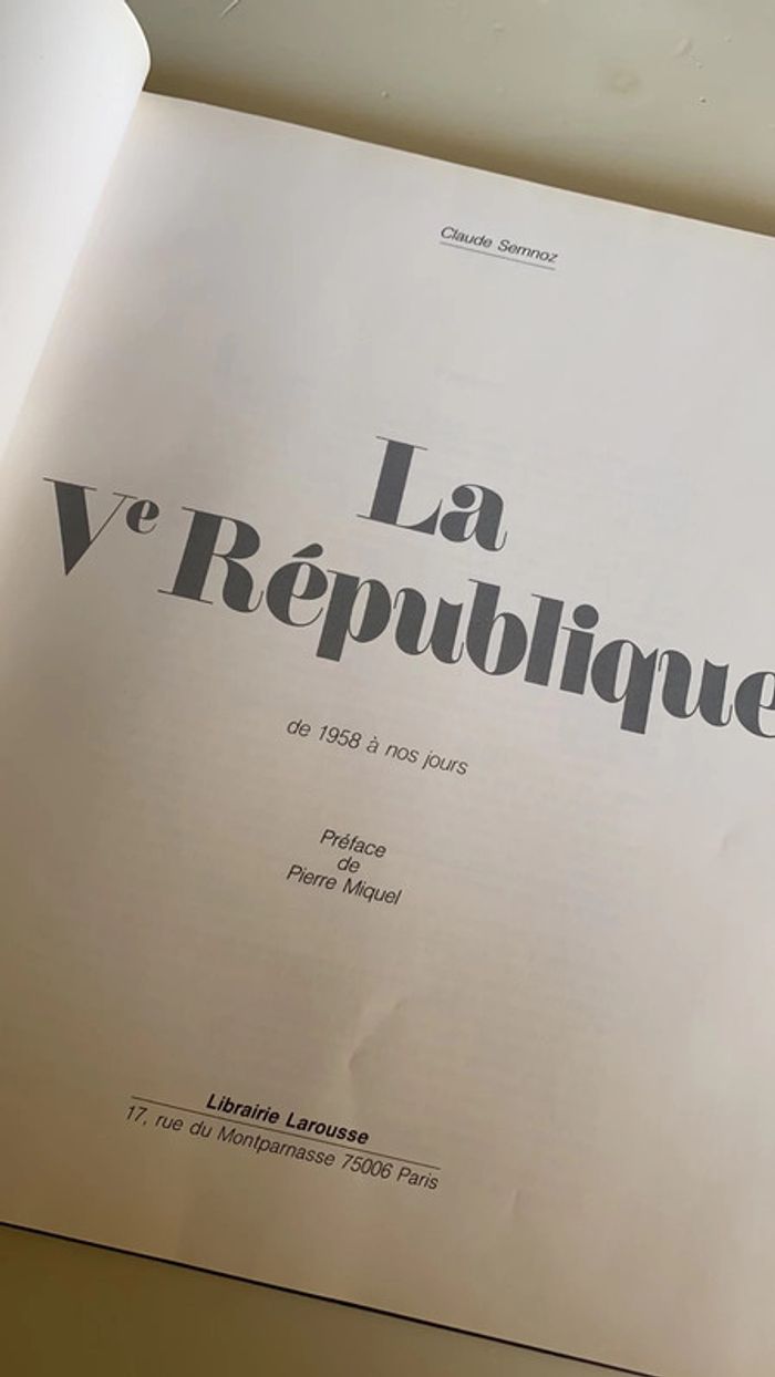 livre la Veme République - photo numéro 3