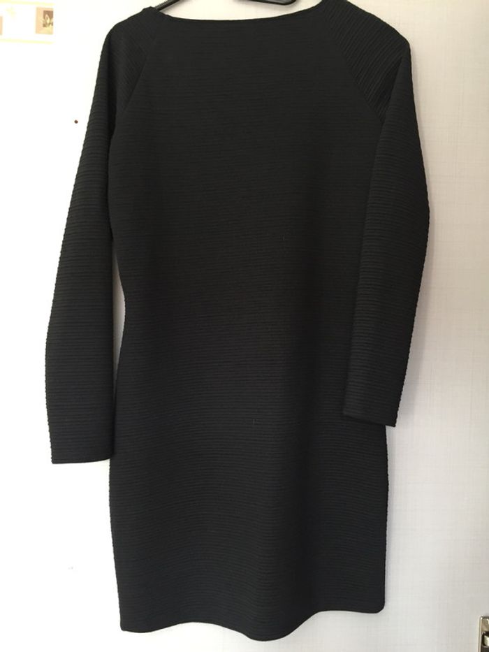 Robe noire manches longues Mango Taille M - photo numéro 3