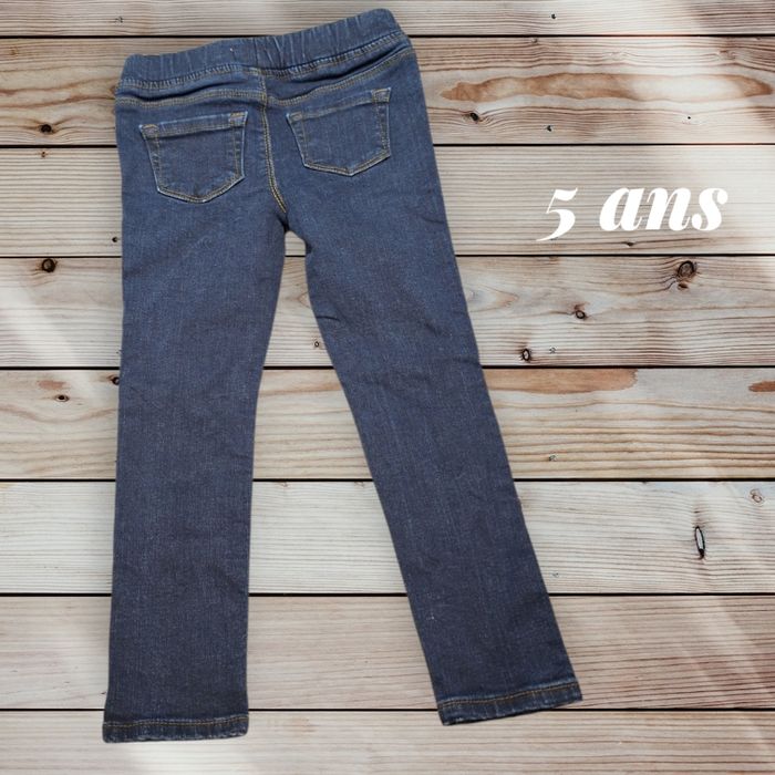 Tregging bleu foncé – Vertbaudet – 5 ans Neuf - photo numéro 2