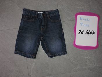 short en jeans kiabi taille 8 ans
