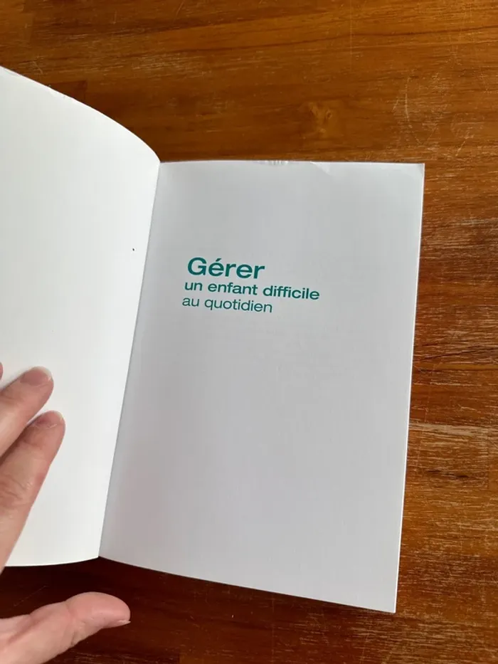 Livre gérer un enfant difficile au quotidien - photo numéro 4
