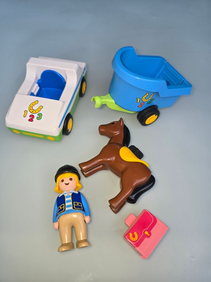 123 playmobil lot équitation 70181+6973+6779 complets - photo numéro 7