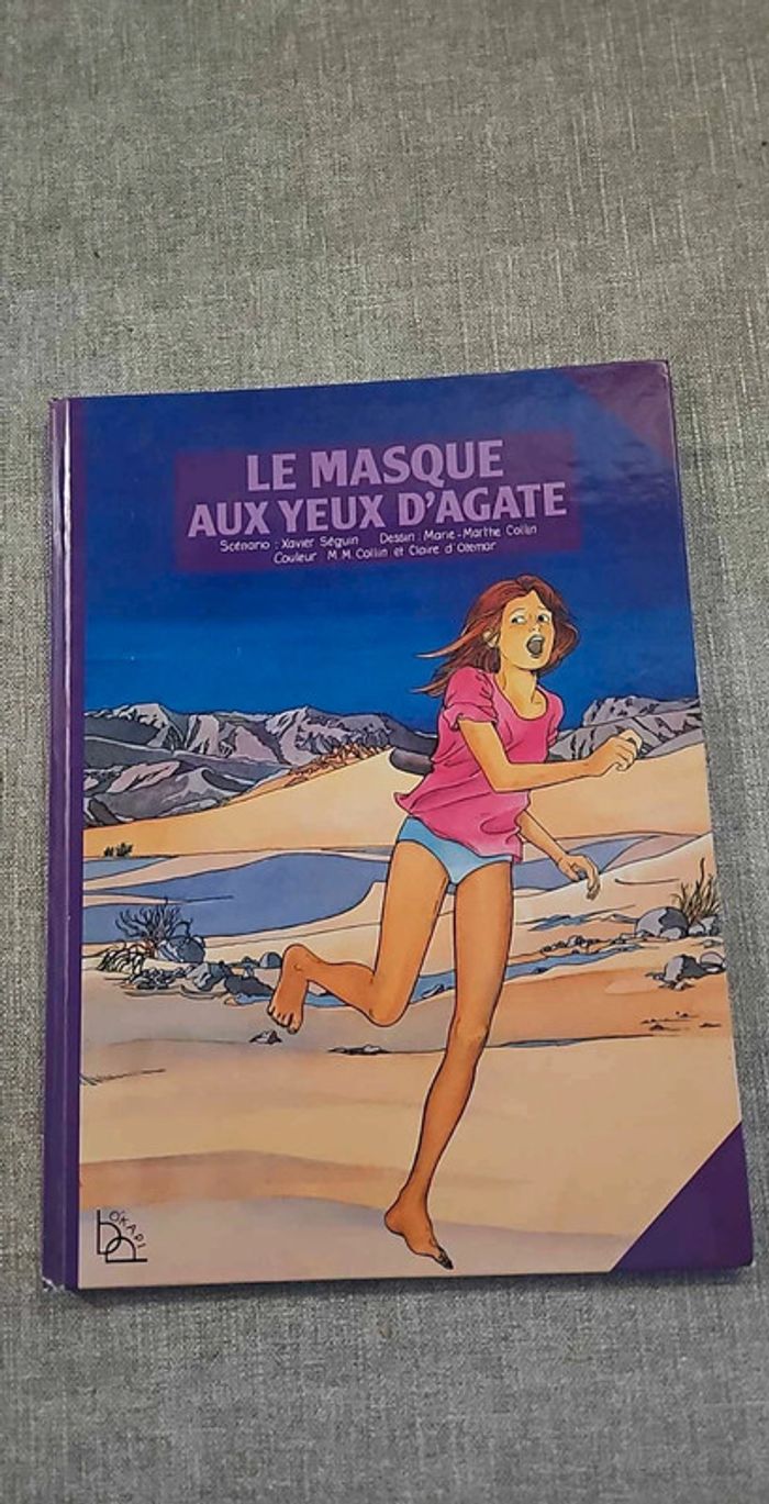 Bd le masque aux yeux d'agate