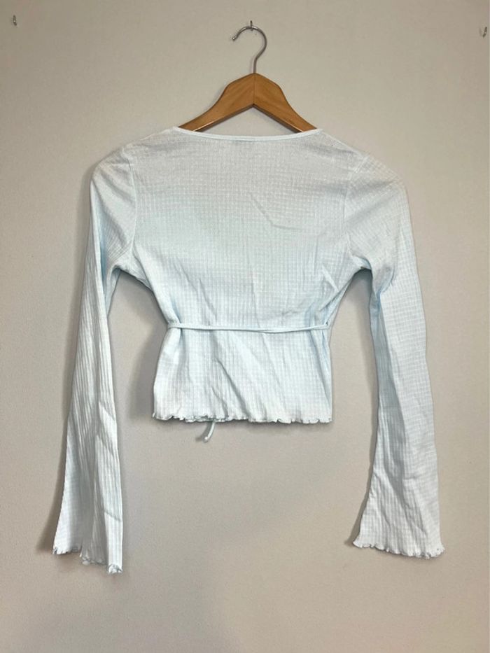 Blouse manches longues Pimkie bleu clair - photo numéro 2