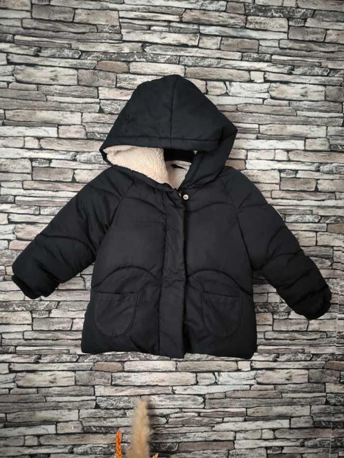 💙 Superbe doudoune TAO pailletée bleue marine 18 mois 💙