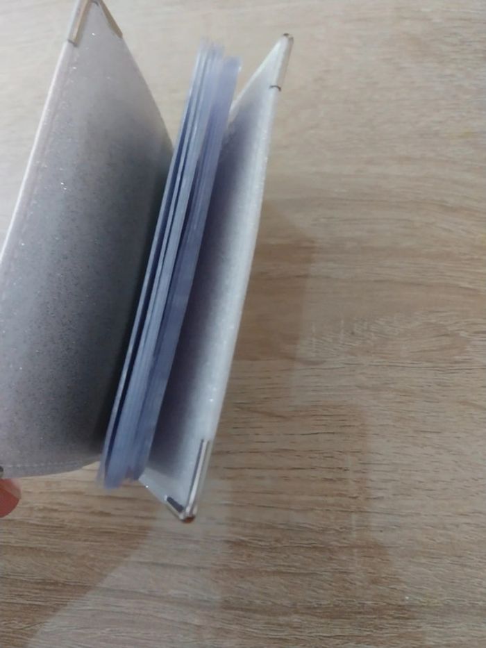 Proteges cartes fidélités à paillettes Beige - photo numéro 2