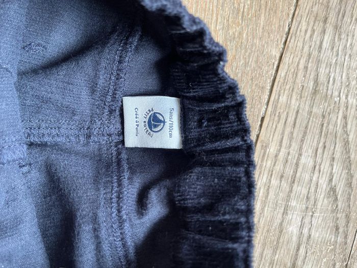 Pantalon velours marine Petit Bateau 5 ans - photo numéro 3