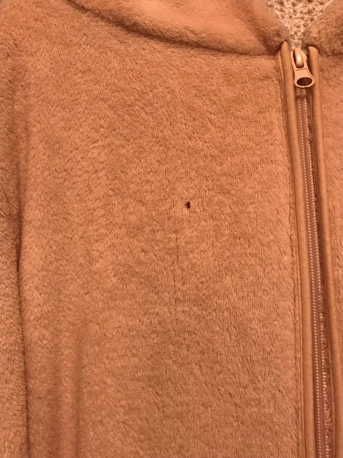 Combinaison pyjama polaire à capuche – Rose – Taille XL - photo numéro 3